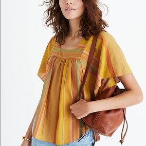 Madewell Striped Butterfly Top